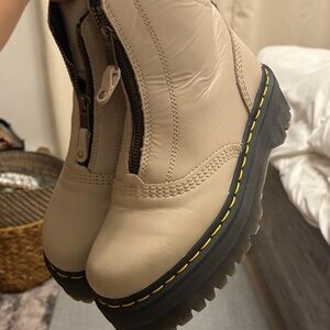 Dr. Martens Light Tan Boots